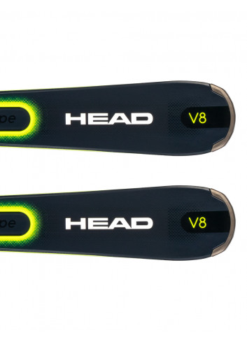 Narty zjazdowe męskie HEAD SHAPE E-V8 + wiązania HEAD PR 11 z GRIP WALK   2023
